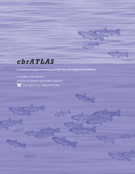 Purple cbrAtlas User's Manual cover filled with swimming smolts (Decorative)